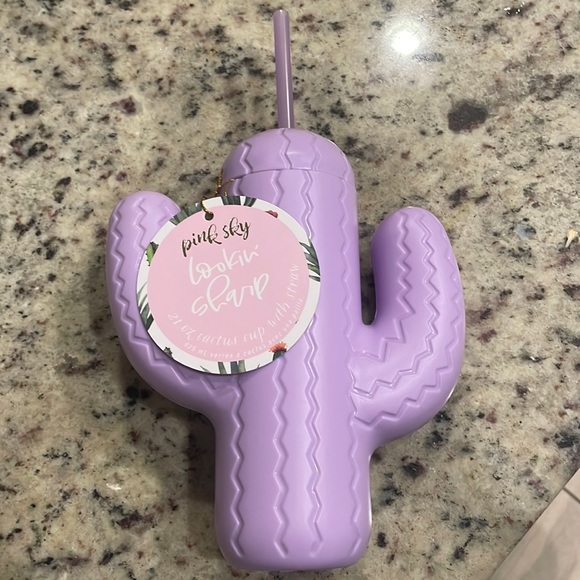 NWT Pink Sky Cactus Cup - Picture 1 of 4